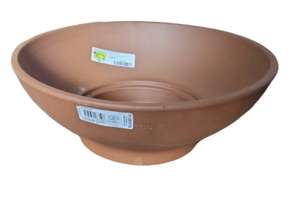 קערת טרקוטה נמוכה מחרס