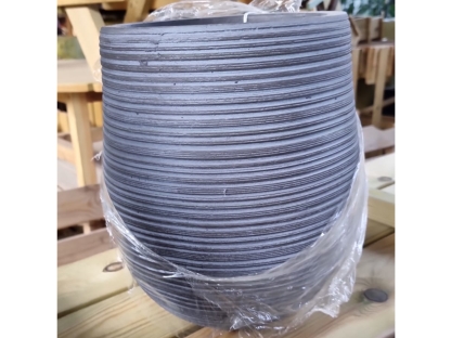 VLT818 עציץ גבוה 44.5 אפור-כהה