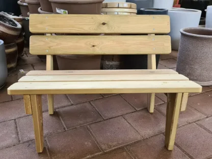 ספסל ילדים עם משענת