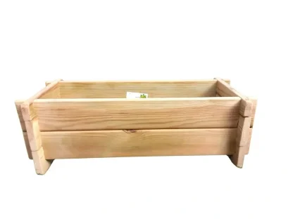 אדניות עץ מלבניות מעץ מחוסם לגינה ולמרפסת