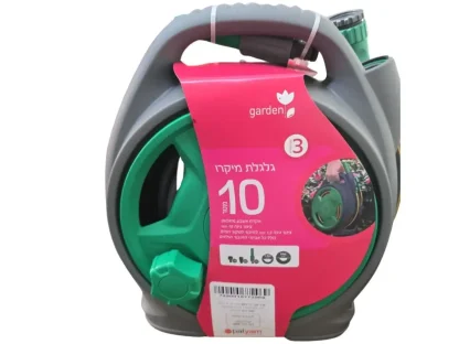 גלגלת מיקרו 10 מ׳ קומפקטית לצינור 8 מ״מ