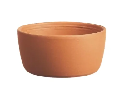 קערת טרקוטה דל פיירו מעוגלת במבצע טרקוטה בטירוף