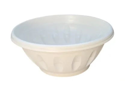 קערת טליה לבנה 040 עם תחתית מובנית