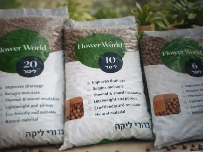 כדורי ליקה לעציצים לניקוז ואוורור