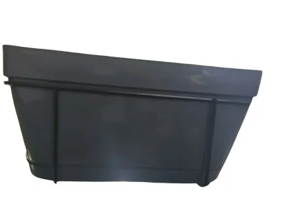 אדנית תלייה למעקה 40 ס"מ שחור 12 ליט