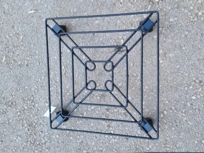 מעמד לעציצים כבדים על גלגלים רבוע 5-15