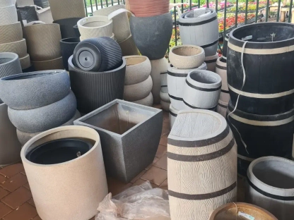 עציצי פיבר לשתילה