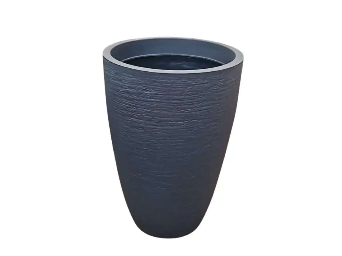 עציץ ברזילאי קונוס רך שחור במראה מודרני