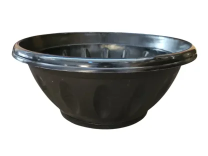 קערת טליה שחורה 040 עם תחתית מובנית