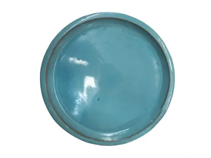 תחתית לעציץ גלזורה 032  טורקיז