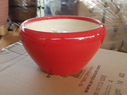 קערת סיגון אדומה בלי תחתית