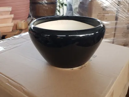 קערת סיגון שחורה בלי תחתית