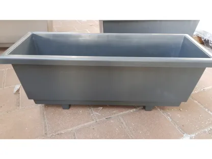 אדנית אלמי על רגלים 075 אפור כהה