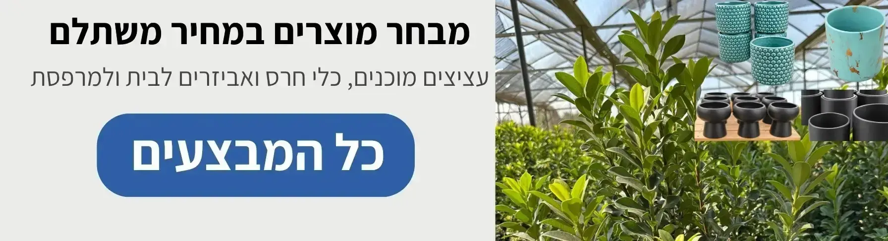גלו מבחר מוצרים במחיר משתלם | קל שתיל