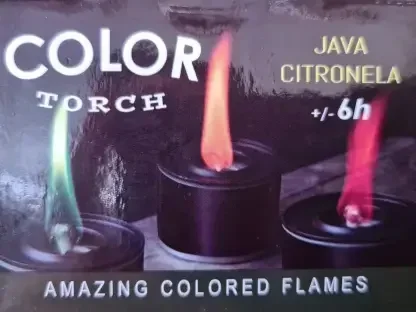 לפיד שולחן צבעוני דוחה יתוושים