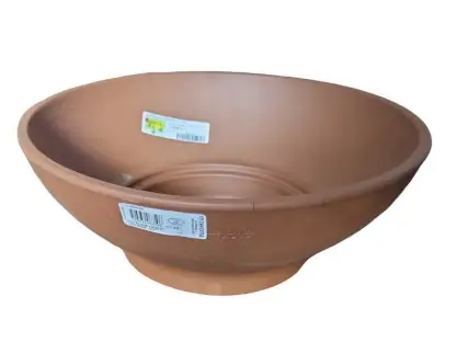 קערת טרקוטה נמוכה מחרס