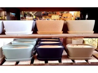 אדנית קרמיקה אובלית – שישיית צבעים לבחירה