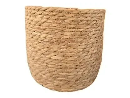 סט עציצי קש טבעי איכותי – 4 גדלים 25–35 ס"מ