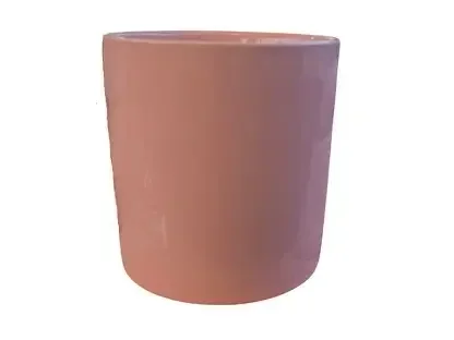 עציץ צילינדר ורוד חלק 12–15 ס״מ