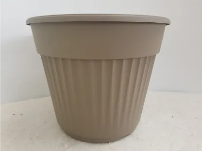 עציץ נרקיס 026 אפור ללא תחתית