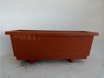 אדנית אלמי על רגלים 090 טרקוטה