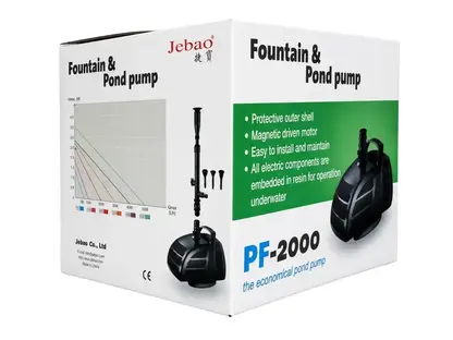 משאבת JEBAO PF-2000 לבריכת נוי ולמזרקה