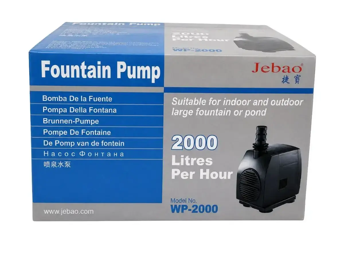 משאבת JEBAO PF-2000 לבריכת נוי ולמזרקה