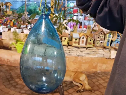 טיפות זכוכית לתליה