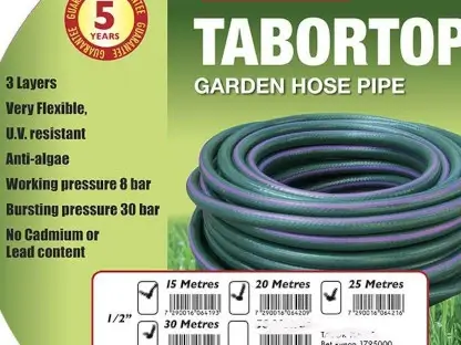 צינור גן חצי צול PG