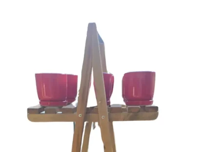 עציצים קרמיים עם תחתית תואמת, בקוטר 12 ס"מ, בצבע טורקי עיצוב עגול ונקי, מתאימים לצמחי בית קטנים וקיש