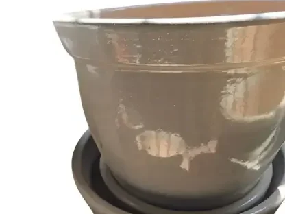 כד כבד מקרמיקה בציפוי גלזורה מעוגל בקוטר חיצוני 37 ס"מ או 46 ס"מ בצבעים שונים