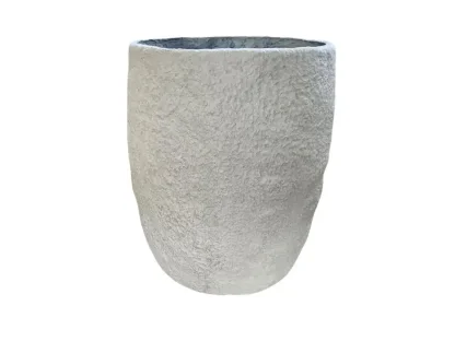 עציץ בטון קל דמוי אבן – קוטר 38 ס"מ