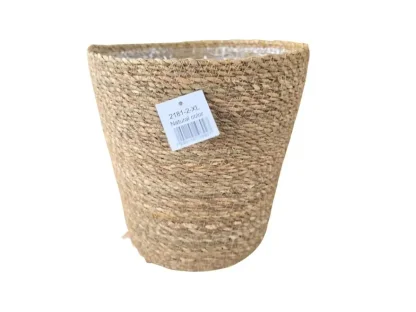 בית עציץ עשב־ים בקוטר 24 ס"מ – מראה טבעי וחמים