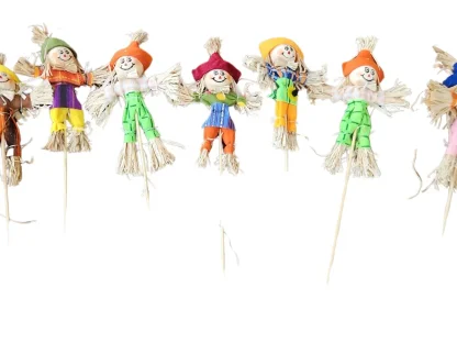 גמד על מקל לקישוט עציצים