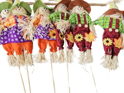 גמד על מקל לקישוט עציצים