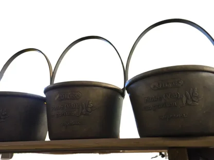 קערת פלסטיק דקורטיבית עם הטבעה, דמוי ברונזה, Ø22 ס"מ