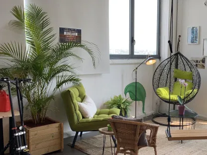 דקל ארקה | כריסלידוקרפוס מצהיב באדנית עץ