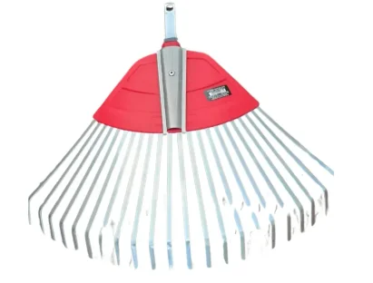 מגרפה מחוזקת לגריפת עלים