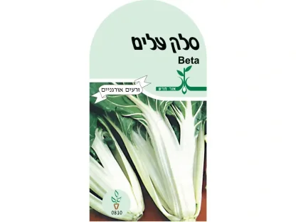 סלק עלים זרעים אורגנים