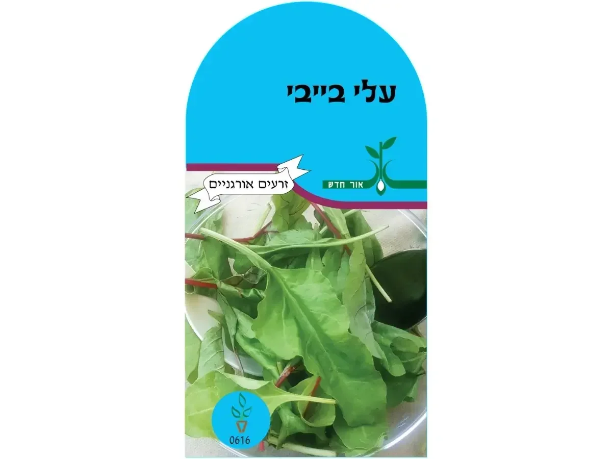 עלי חרדל - בייבי זרעים אורגנים