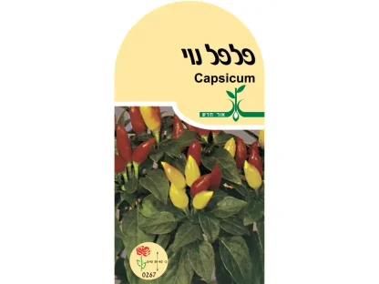 פלפל נוי. חפיסת זרעים