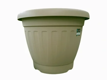 עציץ פסים 60 חאקי