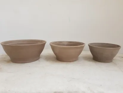 קערות חרס אפורות